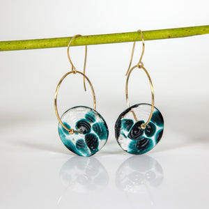 READY TO SHIP Adorn Pacific x Hot Glass Drop Earrings in 14k Gold Fill - FJD$