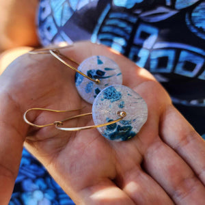 READY TO SHIP Adorn Pacific x Hot Glass Drop Earrings in 14k Gold Fill - FJD$