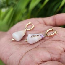 Load image into Gallery viewer, CONTACT US TO RECREATE THIS SOLD OUT STYLE Shell Huggie Earrings - 14k Gold Fill FJD$
