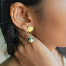 Load image into Gallery viewer, READY TO SHIP Civa Fiji Pearl Earrings - Gold Plated FJD$
