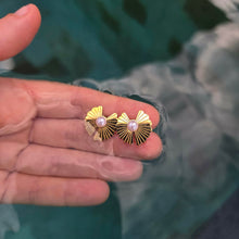 Load image into Gallery viewer, READY TO SHIP Freshwater Pearl Stud Earrings - Gold Plated FJD$
