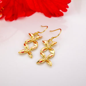 READY TO SHIP Frangipani Bua Set - 925 Sterling Silver or 18k Gold Vermeil FJD$
