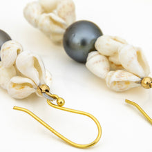 Load image into Gallery viewer, CONTACT US TO RECREATE THIS SOLD OUT STYLE Civa Fiji Pearl &amp; Shell Earrings - 18k Gold Vermeil FJD$
