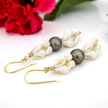 Load image into Gallery viewer, READY TO SHIP Civa Fiji Pearl &amp; Shell Earrings - 18k Gold Vermeil FJD$
