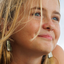 Load image into Gallery viewer, READY TO SHIP Mother of Pearl Earrings - 18k Gold Vermeil FJD$
