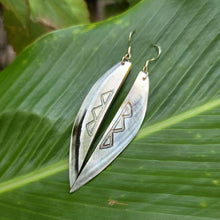 Load image into Gallery viewer, READY TO SHIP Mother of Pearl Earrings - 18k Gold Vermeil FJD$
