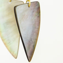 Load image into Gallery viewer, READY TO SHIP Mother of Pearl Earrings - 18k Gold Vermeil FJD$
