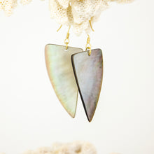 Load image into Gallery viewer, READY TO SHIP Mother of Pearl Earrings - 18k Gold Vermeil FJD$
