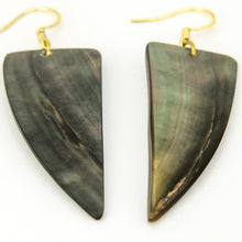 Load image into Gallery viewer, READY TO SHIP Mother of Pearl Earrings - 18k Gold Vermeil FJD$
