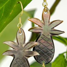 Load image into Gallery viewer, READY TO SHIP Mother of Pearl Earrings with Freshwater Pearl - 18k Gold Vermeil FJD$
