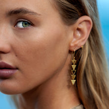 Load image into Gallery viewer, Shark Tooth Earrings - 18k Gold Vermeil FJD$
