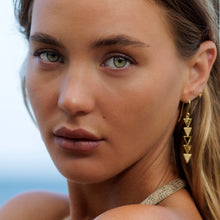 Load image into Gallery viewer, Shark Tooth Earrings - 18k Gold Vermeil FJD$
