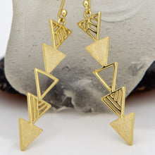 Load image into Gallery viewer, READY TO SHIP Shark Tooth Earrings - 18k Gold Vermeil FJD$
