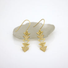 Load image into Gallery viewer, READY TO SHIP Shark Tooth Earrings - 18k Gold Vermeil FJD$
