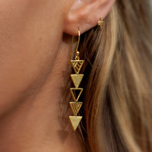 Load image into Gallery viewer, Shark Tooth Earrings - 18k Gold Vermeil FJD$
