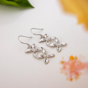 READY TO SHIP Frangipani Bua Set - 925 Sterling Silver or 18k Gold Vermeil FJD$