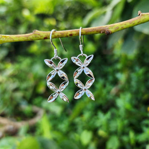 READY TO SHIP Frangipani Bua Set - 925 Sterling Silver or 18k Gold Vermeil FJD$