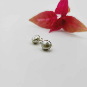 READY TO SHIP - Fiji Keshi Pearl Stud Earrings - 925 Sterling Silver FJD$