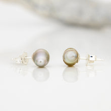 Load image into Gallery viewer, READY TO SHIP Fiji Keshi Pearl Stud Earrings - 925 Sterling Silver FJD$

