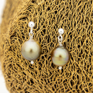 READY TO SHIP Civa Fiji Pearl Stud Earrings - 925 Sterling Silver FJD$