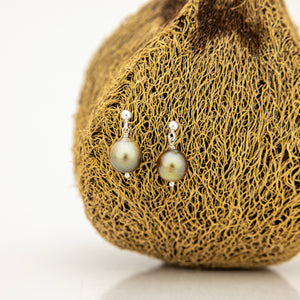 READY TO SHIP Civa Fiji Pearl Stud Earrings - 925 Sterling Silver FJD$