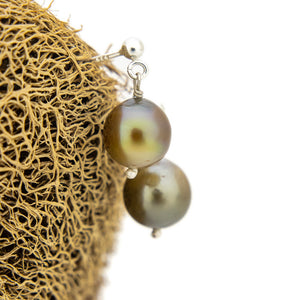 READY TO SHIP Civa Fiji Pearl Stud Earrings - 925 Sterling Silver FJD$