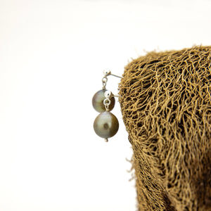 READY TO SHIP Civa Fiji Pearl Stud Earrings - 925 Sterling Silver FJD$