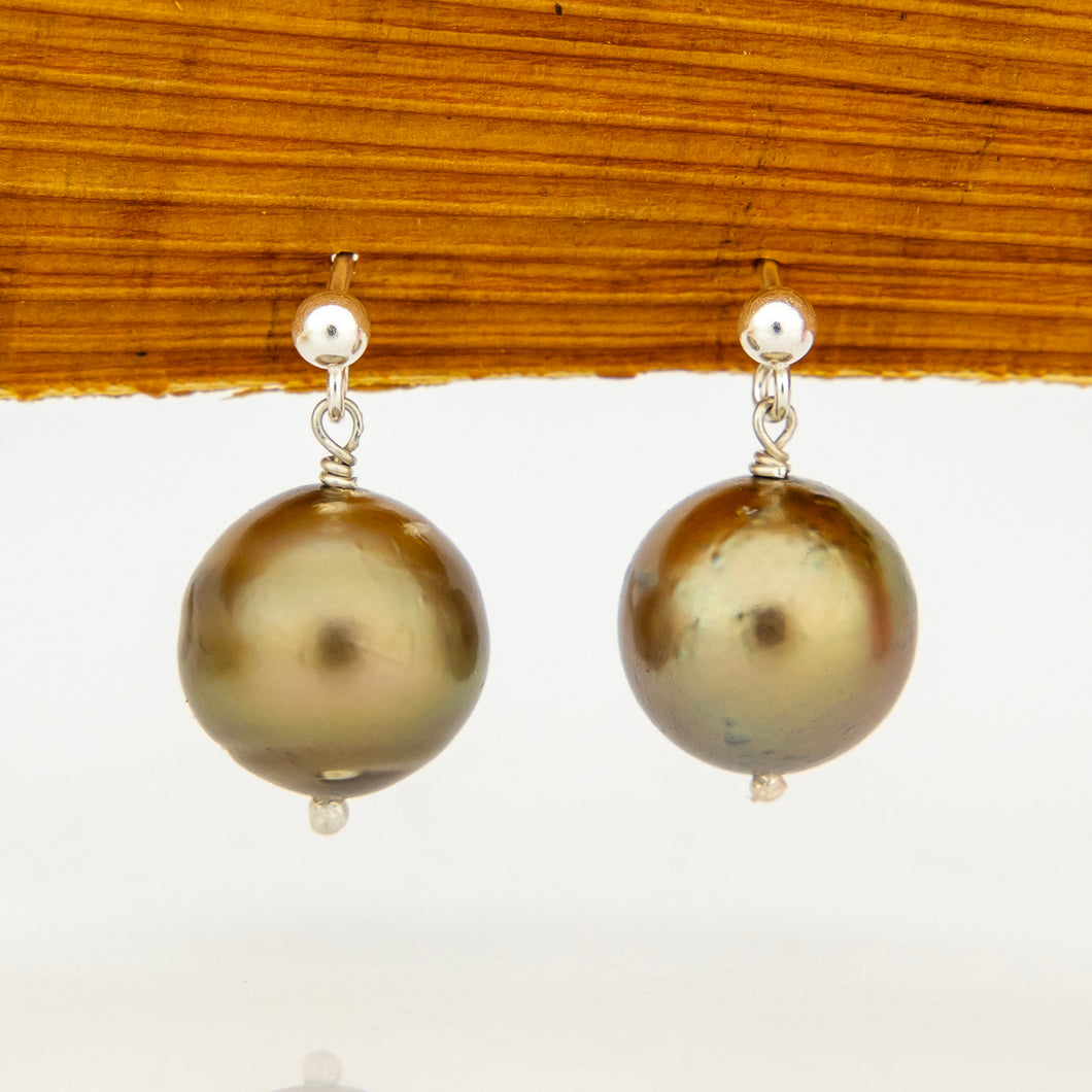 READY TO SHIP Civa Fiji Pearl Stud Earrings - 925 Sterling Silver FJD$