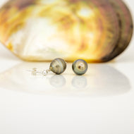 READY TO SHIP Civa Fiji Pearl Stud Earrings - 925 Sterling Silver FJD$