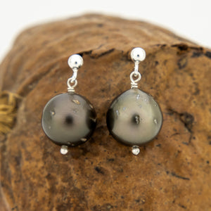 READY TO SHIP Civa Fiji Pearl Stud Earrings - 925 Sterling Silver FJD$