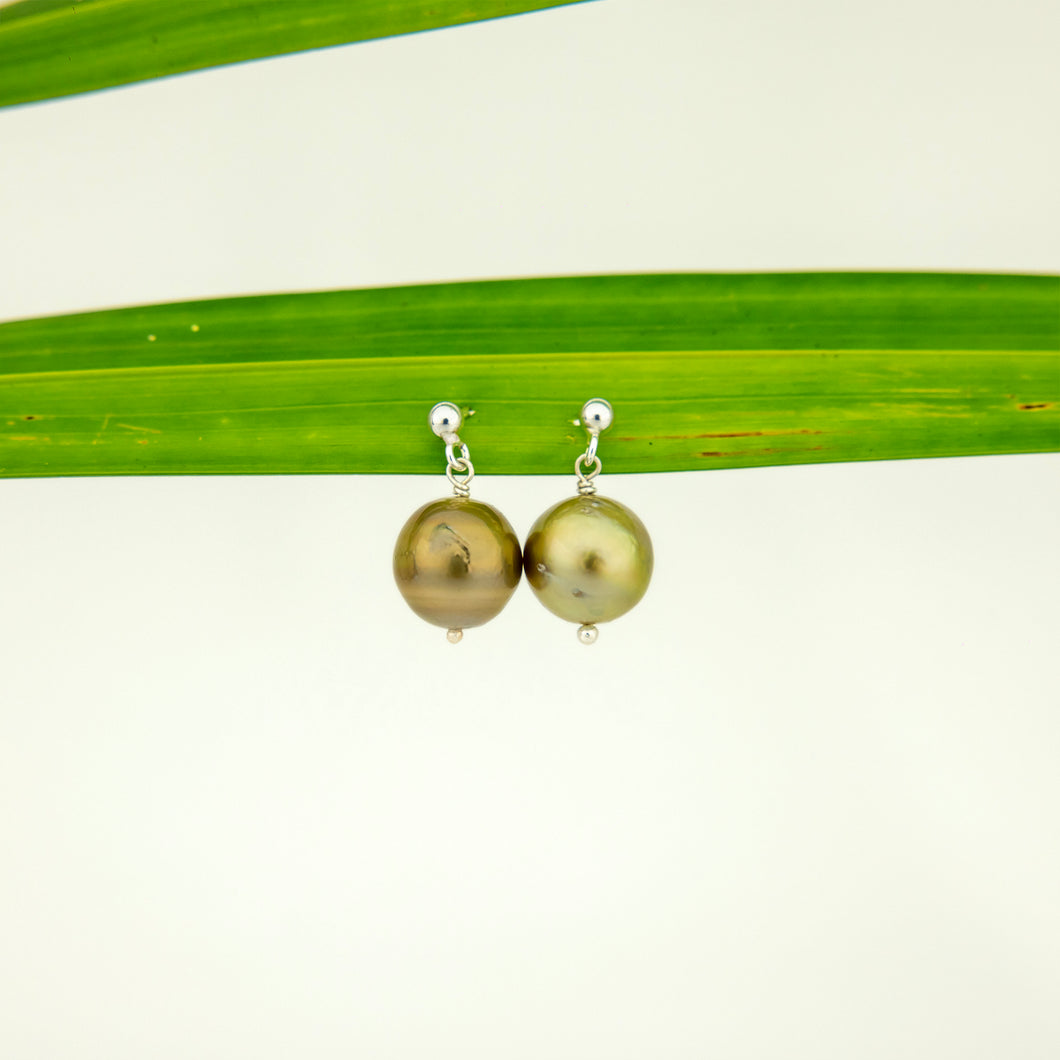 READY TO SHIP Civa Fiji Pearl Stud Earrings - 925 Sterling Silver FJD$