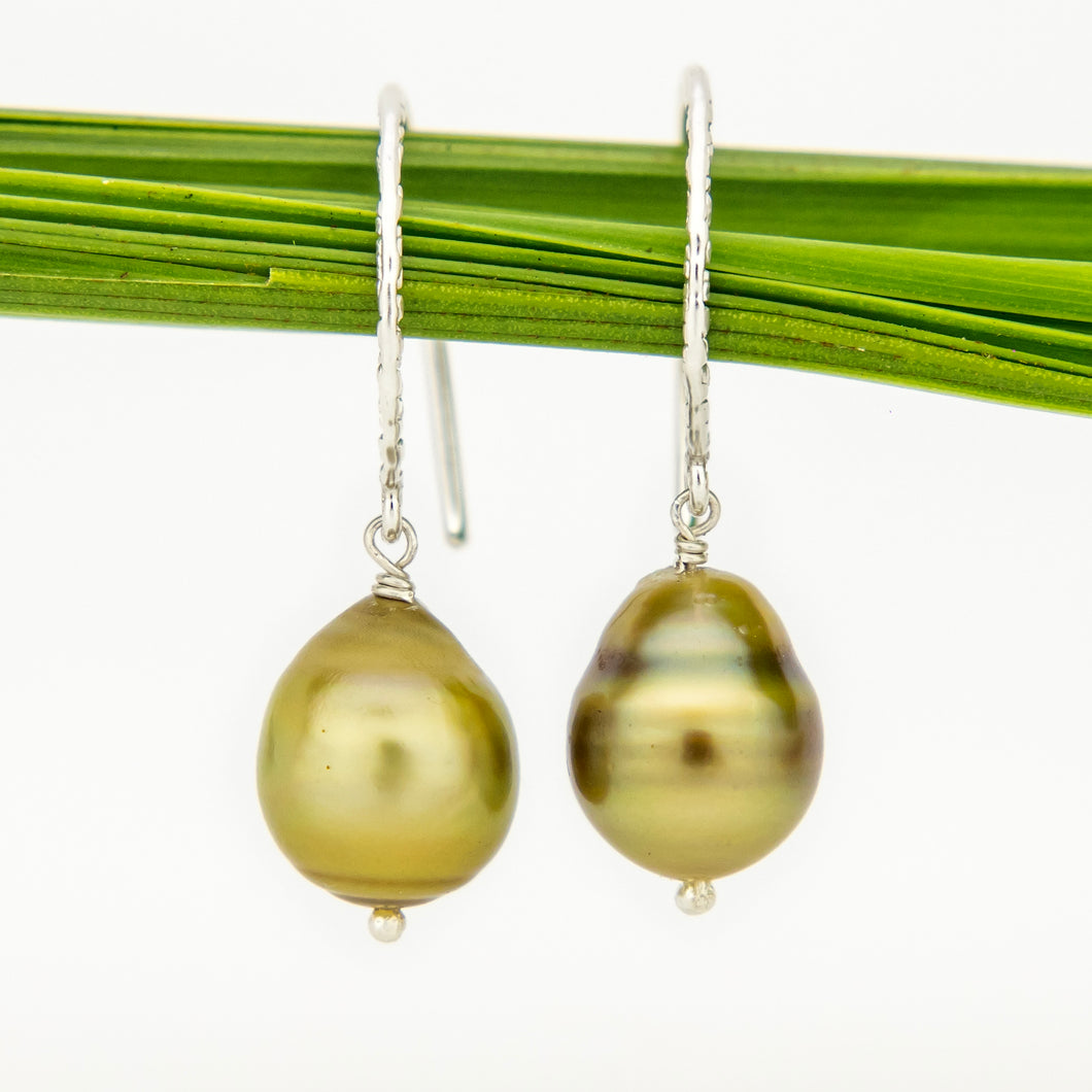 READY TO SHIP Civa Fiji Pearl Earrings - 925 Sterling Silver FJD$
