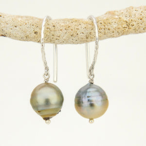READY TO SHIP Civa Fiji Pearl Earrings - 925 Sterling Silver FJD$