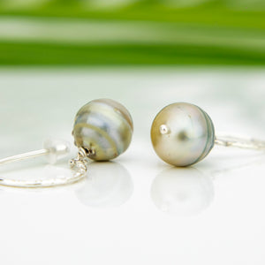 READY TO SHIP Civa Fiji Pearl Earrings - 925 Sterling Silver FJD$