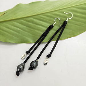 READY TO SHIP Civa Fiji Pearl Drop Earrings - 925 Sterling Silver FJD$