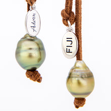 Load image into Gallery viewer, READY TO SHIP Civa Fiji Pearl Drop Earrings - 925 Sterling Silver FJD$
