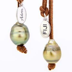 READY TO SHIP Civa Fiji Pearl Drop Earrings - 925 Sterling Silver FJD$