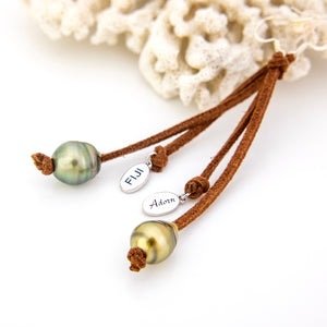READY TO SHIP Civa Fiji Pearl Drop Earrings - 925 Sterling Silver FJD$