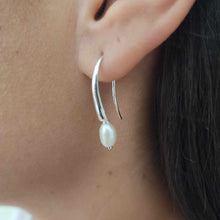 Load image into Gallery viewer, READY TO SHIP Freshwater Pearl Drop Earrings - 925 Sterling Silver FJD$
