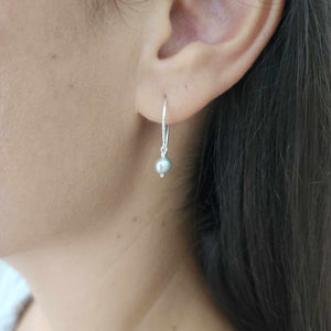 READY TO SHIP Freshwater Pearl Drop Earrings - 925 Sterling Silver FJD$