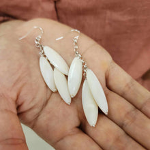 Load image into Gallery viewer, READY TO SHIP Mother of Pearl Drop Earrings - 925 Sterling Silver FJD$
