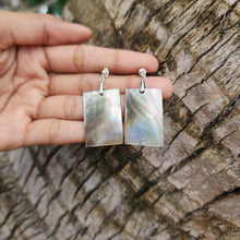 Load image into Gallery viewer, READY TO SHIP Mother of Pearl Drop Earrings - 925 Sterling Silver FJD$
