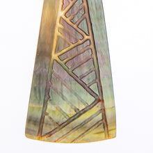 Load image into Gallery viewer, READY TO SHIP Mother of Pearl &amp; Civa Fiji Pearl Earrings - 925 Sterling Silver FJD$
