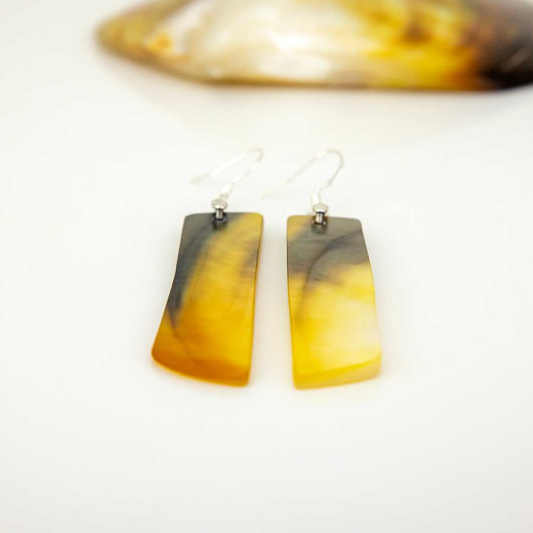 READY TO SHIP Mother of Pearl Earrings - 925 Sterling Silver FJD$