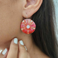 Load image into Gallery viewer, READY TO SHIP Sea Urchin Resin Earrings - 925 Sterling Silver FJD$
