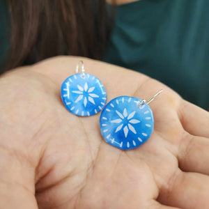 READY TO SHIP Mini Pasifika Resin Earrings - 925 Sterling Silver FJD$