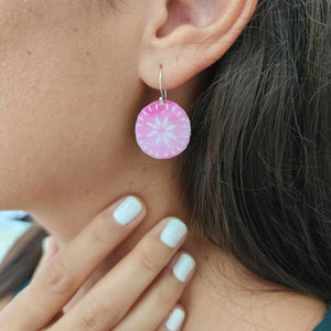 READY TO SHIP Mini Pasifika Resin Earrings - 925 Sterling Silver FJD$