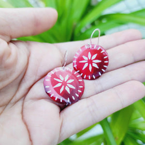 READY TO SHIP Mini Pasifika Resin Earrings - 925 Sterling Silver FJD$