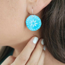 Load image into Gallery viewer, READY TO SHIP Mini Pasifika Resin Earrings - 925 Sterling Silver FJD$
