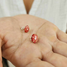 Load image into Gallery viewer, READY TO SHIP Sea Urchin Stud Earrings - 925 Sterling Silver FJD$
